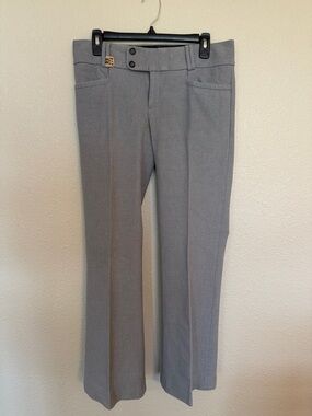 Gray Women's Dress Pants - Classic Straight Leg